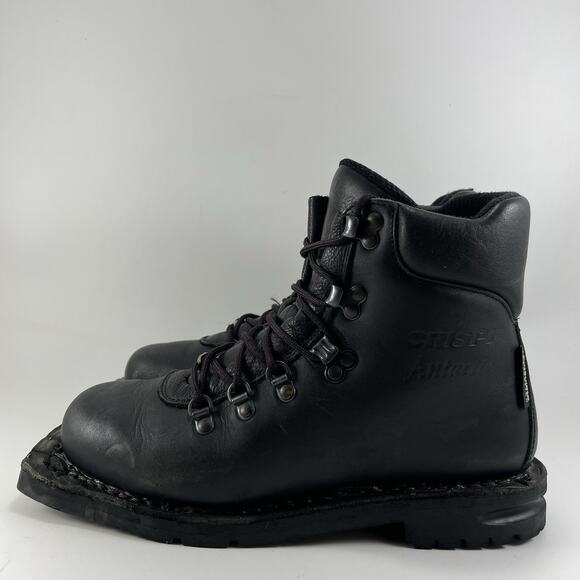 Crispi Antarctic Leather 75 mm 3-Pin Backcountry Telemark Ski Boots Mens Size 6 - Picture 4 of 11